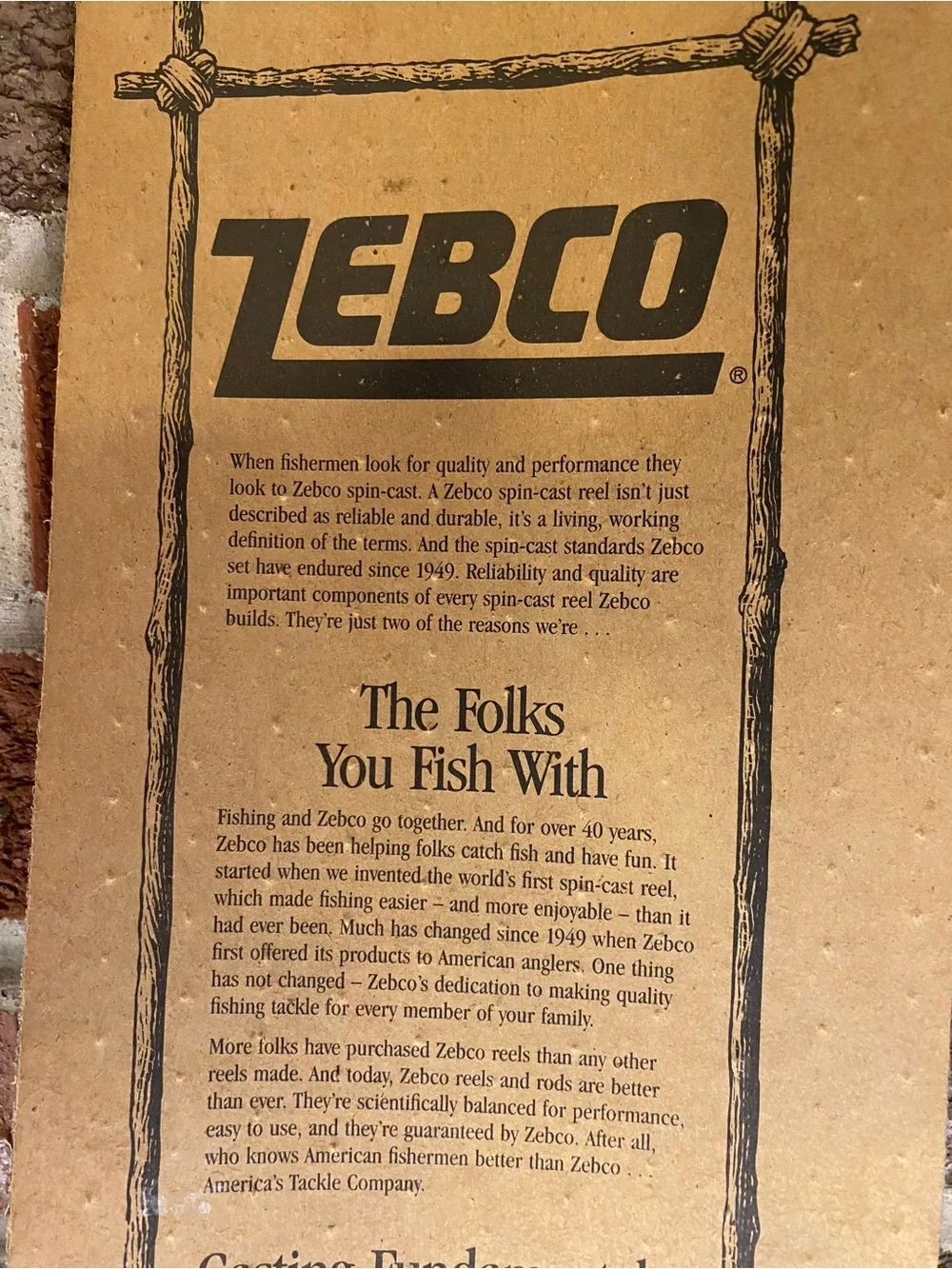 Vintage 1990‎ Zebco 202 Fish America Rod and  Reel Combo NOS